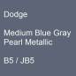 Preview: Dodge, Medium Blue Gray Pearl Metallic, B5 / JB5.